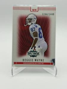 2007 Topps Triple Threads Reggie Wayne Serial #d 1149