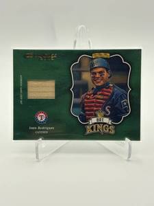2003 Donruss Bat Kings Ivan Rodriguez Game Used Bat Card Serial #d 250