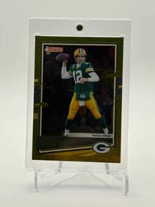 2020 Donruss Yellow Press Proof Aaaron Rodgers Serial #d out of 50