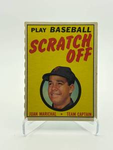 Juan Marichal Vintage Scratch Off Game Card UNSCRATCHED