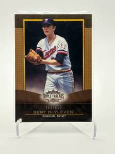 2011 Topps Triple Threads Bert Blyleven Serial #d 625