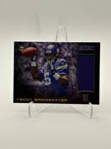 2014 Panini Rookies and Stars Teddy Bridgewater Game Used Jersey Card