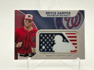 2017 Topps Series 2 Bryce Harper Commemorative Batter Logo Card