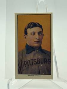 1995 Honus Wagner Rookie Card Reprint From Piedmont and Wagner Family Estate
