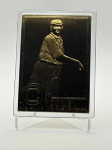 1996 Danbury Mint Cy Young 22kt. Gold Card Sealed in Original Plastic Case