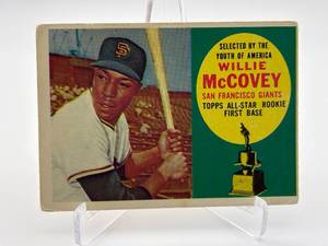 1960 Topps Willie McCovey Rookie Card #316, San Francisco Giants Legend and MLB Hall of Famer
