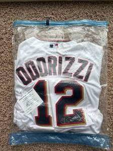 Jake Odorizzi Autographed Minnesota Twins Jersey, Authenticated, Great Gold Colored Autograph on Jersey Number
