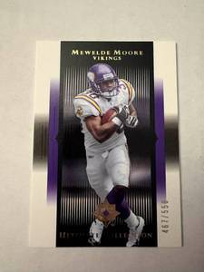 2005 Upper Deck Ultimate Collection Mewelde Moore Rookie Card Serial #d 550
