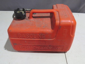 lot 8 image: 3 Gallon Quicksilver Gas Can with Mercury Gas Line