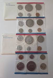 US Mint Proof Sets from 1975 and 1976. 24 Coins