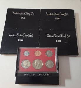 lot 35 image: 5 - 1980 US Proof Set