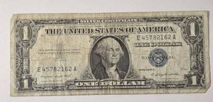 lot 54 image: Blue Note Silver Certificate - Series 1957A