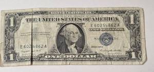 lot 58 image: Blue Note Silver Certificate - Series 1957A