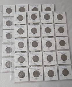 lot 69 image: 1978-1982 - Washington Quarters -40 Coins