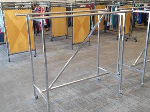 Rolling Clothing Rack