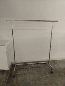 Rolling Adjustable Clothing Rack