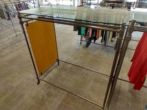 Heavy-Duty Rolling Clothing Rack
