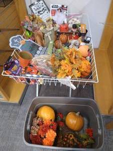 Large Lot of Fall & Halloween Decor