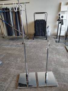 (2) Adjustable Clothing Display Hooks