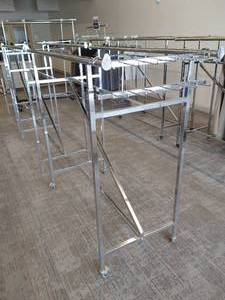 Rolling Clothing Rack