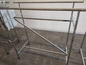 Rolling Clothing Rack