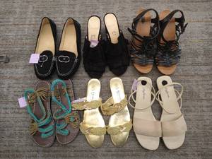 (6) Pairs Size 11 Ladies Shoes
