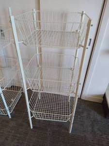 3-Tiered Wire Basket Display
