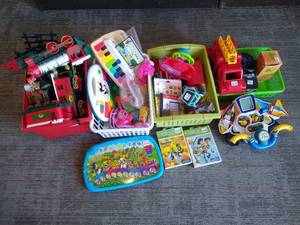 Large Toy Lot - Cars, Trains, Etc.