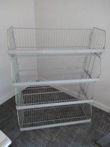 4-Tier Stacking Wire Basket Organizer
