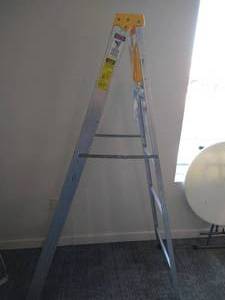 6 Keller Folding Aluminum Ladder
