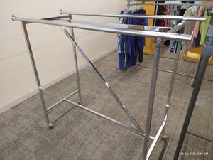 Rolling Clothing Rack