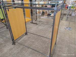 Heavy-Duty Rolling Clothing Rack