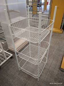 3-Tiered Wire Basket Display