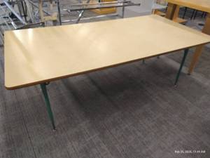 Low Table with Metal Legs