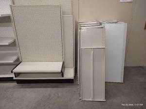 (2) Display Shelving Units with Large Lot of Shelves
