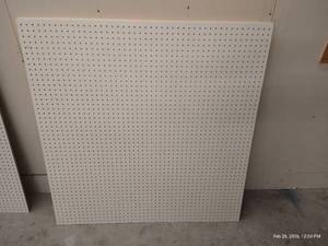 (5) Sheets of Pegboard