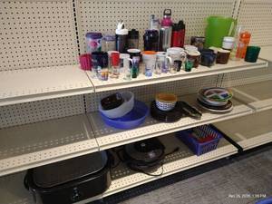 Contents of Shelves - Tumblers, Mugs, Etc.