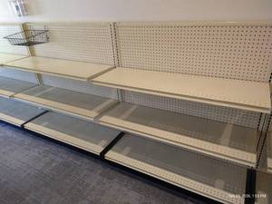 (2) Display Shelving Units