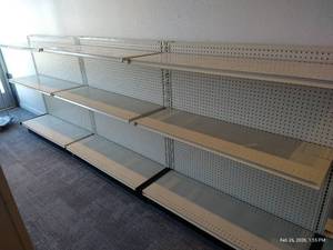 (2) Display Shelving Units