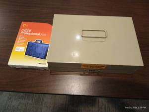 Metal Cash Box & Microsoft Office 2010