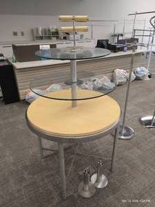 3-Tiered Display ShelfTable with Bracelet Display Rack