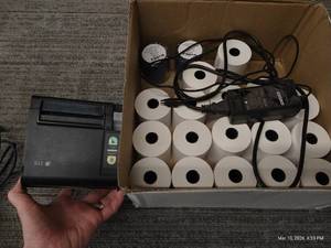 Thermal Printer with Many Rolls of Paper