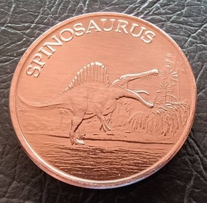 Spinosaurus 1 oz Copper Round