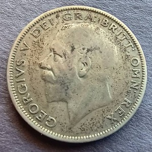 1929 Great Britain Silver 12 Crown