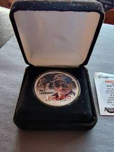 Dale Earnhardt Colorized 1 oz Silver Eagle
