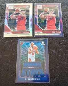 (3) Optic Prizm Cards - Retired Legends