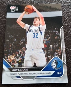 Topps Now Cooper Flagg Rookie