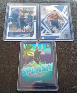 (3) Luka Doncic Cards - (1) Prizm