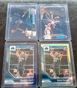 (4) Kevin Garnett Cards - (2) Prizms