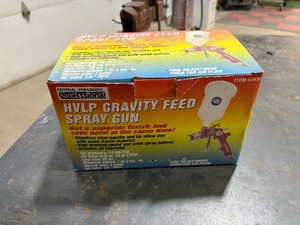 lot 64 image: Central Pneumatic 20oz Gravity Feed Spray Gun